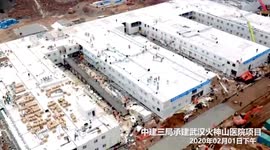 Chinese hospital with 1,000 beds completed in eight days to combat coronavirus