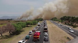Fire closes M5 highway in Cape Town