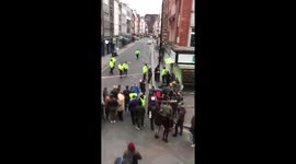 Police tape off road