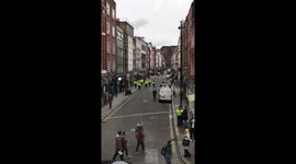 Police patrolling soho