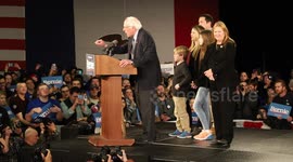 Bernie Sanders jokes as 'inconsistencies' delay Iowa caucus results