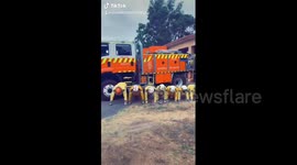 NSW firefighters on TikTok 'brighten the mood of Australians'