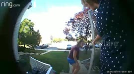 Woman gives birth in driveway and it's all caught on Ring cam