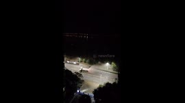 China virus: Workers in trucks are going around disinfecting an entire city near Wuhan