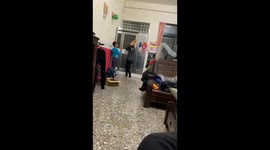 Granny Uses Hat To Entertain Kid