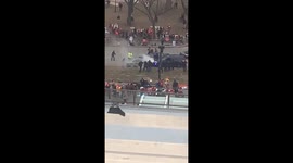 Police forces take down car that broke through barriers at Kansas City Chiefs Super Bowl parade
