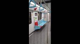 Shanghai metro empty due to coronavirus outbreak