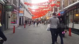 Less busy London’s Chinatown.