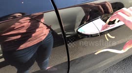 How i сan open a car door with my long natural nails