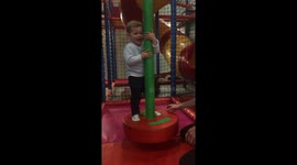 Toddler on spinner part 1
