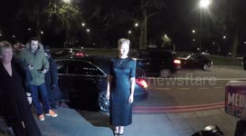 UK's Emma Willis arrives at Broadcast Awards in London