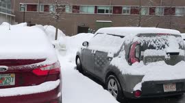 Feb. 6th, 2020 Winter Storm Compilation in Central New Hampshire