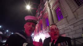 A Sailor Talks About His Experiences As He Departs The Sun Military Awards