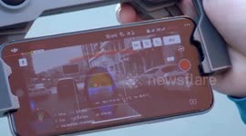 Drone with thermal imaging used to check temperatures of Chinese residents amid coronavirus outbreak