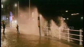 Storm Ciara Aberystwyth Seafront