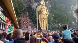 Hindu devotees in Malaysia gather in thousands for Thaipusam festival
