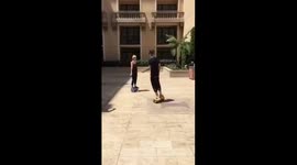 Justin Bieber at the montage