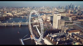 Incredible London Eye Drone Footage (BIRDS EYE VIEW 4K)