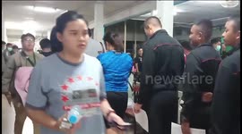 Locals rush to donate blood for survivors of Thailand shopping mall shooting