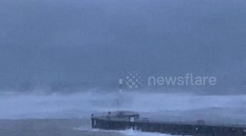 Storm Ciara in Aberystwyth