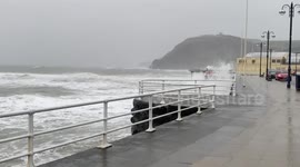 Storm Ciara Aberystwyth video 4
