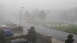 Storm Ciara blasts Cork City in Ireland