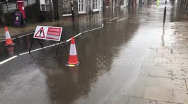 Storm Ciara floods Hebden Bridge
