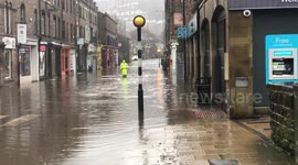 Streets flooded in Yorkshire town after Storm Ciara downpour