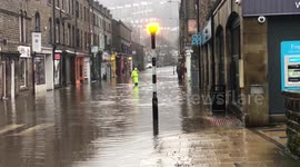 West Yorkshire town ravaged by Storm Ciara's heavy downpours