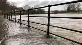 Kendal flooding from Storm Ciara