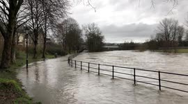 Kendal flooding from Storm Ciara