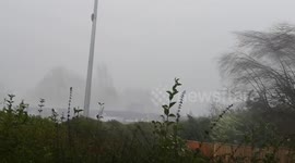 Squall Line over Telford, Shropshire during Storm Ciara.