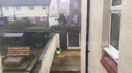 Storm Ciara batters Wallasey on Wirral