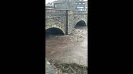 New elland bridge being battered