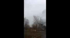 Storm Ciara lightning strikes heavy winds