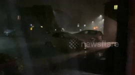 Hailstones after storm Ciara. Crazy weather..