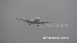 Storm Ciara forces pilots to abort landings at London's Heathrow airport