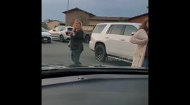 Shocking moment 'racist and homophobic' white women go on rant and MOON California man