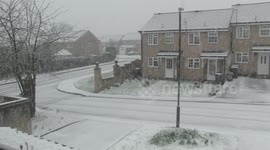 Storm Ciara leaves Derbyshire covered in heavy snow