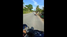 Rickshaw drivers spotted doing wheelie tricks with their vehicles