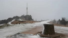 Blizzard on the Wrekin