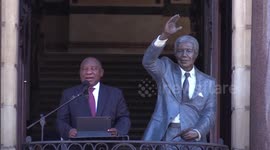 South African President Ramaphosa celebrates 30th anniversary of Mandela's release from prison