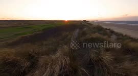 Norfolk coast battered by Storm Ciara