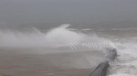 Newhaven Breakwater Storm Ciara 09/20/20