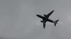 Planes flung around due to high winds at Heathrow Airport