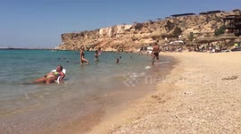 Italian Tourists Spend Summer Vacation In Sharm El Sheikh Egypt