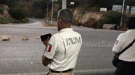 Mexican Government's Ironclad Curtain against Illegal Immigration enforced by Immigration Officials and the National Guard