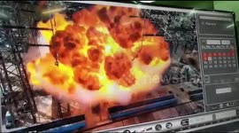 CCTV shows terrifying moment huge explosion rips through Indian power plant