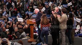 New Hampshire Primary Night: Sanders thanks campaign volunteers