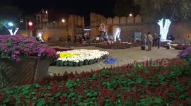 Tourists enjoy display of more than 25,000 tulips at flower festival in northern Thailand